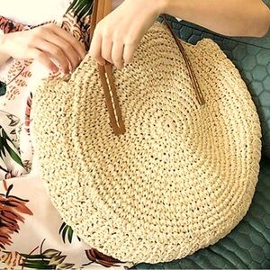 Straw Beach Bag